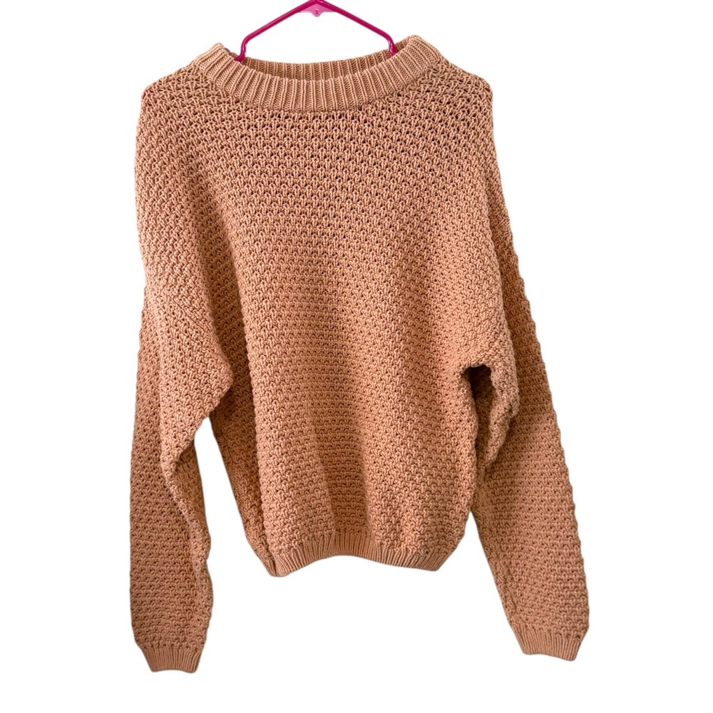 Universal Thread Large Mauve Pink Chunky Knit Oversized Pullover Sweater